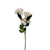 Flor decorativa hortensia de 70 cm tonos rosa y crema